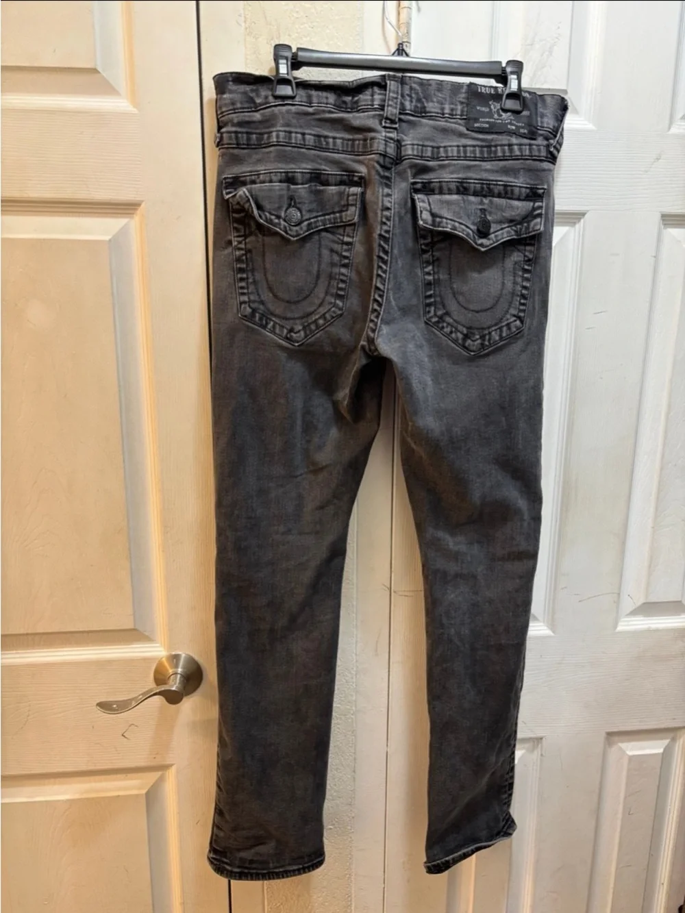 True Religion men relaxed skinny jeans Denim Pocket Jeans